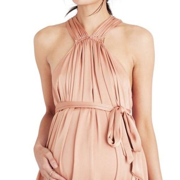 Hatch Fete Gown O/S Rosewood Pink Maternity Dress Bridesmaid Formal - Picture 3 of 10